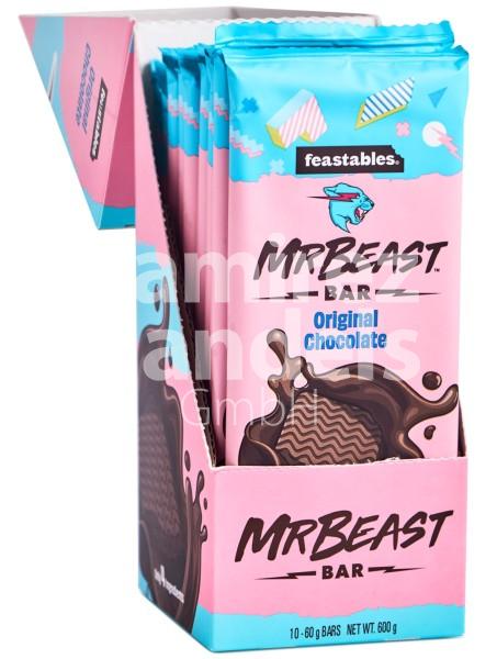 Schokolade Bar Mr. Beast ORIGINAL Display 10 St. je 60 g