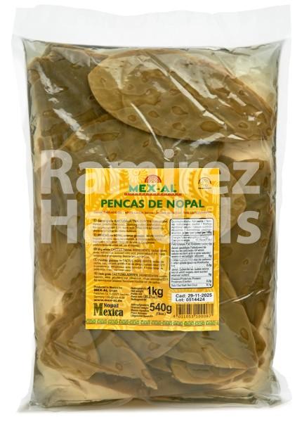 Whole cactus leaves Nopales Cambray MEX-AL 1 kg [EXP 29 NOV 2025]