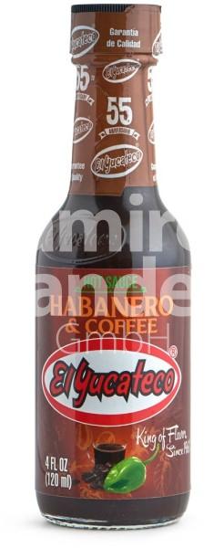 Salsa Habanero with Coffee El Yucateco 120 ml