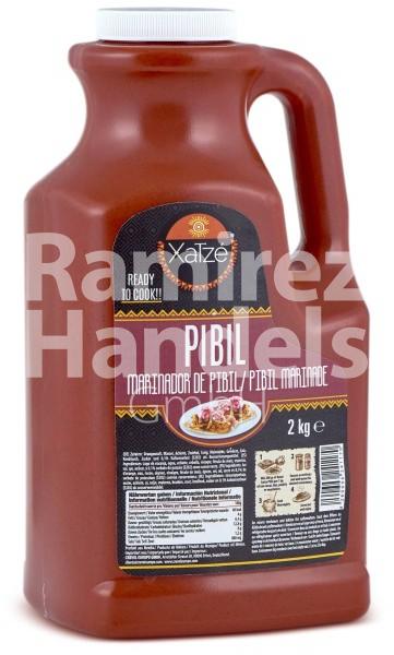 Pasta para Sazonar carne "Pibil" XATZE 2 kg [CAD 31 DIC 2024]