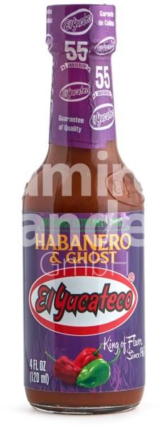 Salsa Habanera con Chile Fantasma El Yucateco 120 ml