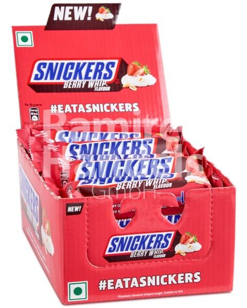 Bar SNICKERS Berry Whip Flavour Display 15 pcs. 20 g each