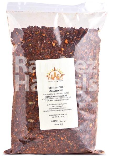 Chile Ancho en Hojuelas MERCADO MEXICANO 500 g [CAD 30 MAR 2026]