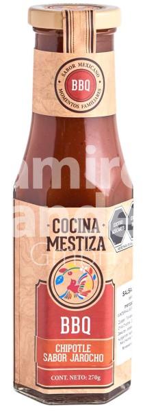 Salsa BBQ Jarocho Geschmack Cocina Mestiza 270 g [MHD 30 JUN 2026]