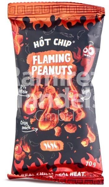 HOT-CHIP Erdnüsse FLAMING 70 g [MHD 18 JUN 2025]