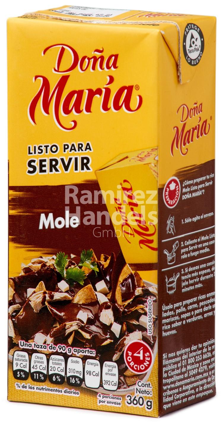 Mole Tradicional Dona Maria (Servierfertig) 360 g (MHD 01 AUG 2023) |  Mexhaus