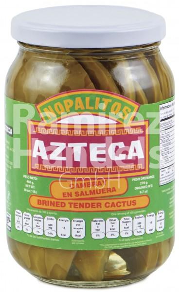 Whole cactus leaves Nopales Cambray AZTECA 460 g [EXP 31 MAR 2025]