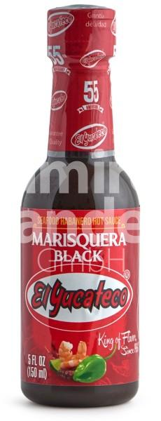 Salsa Habanera Marisquera NEGRA El Yucateco 120 ml [CAD 15 JUL 2026]