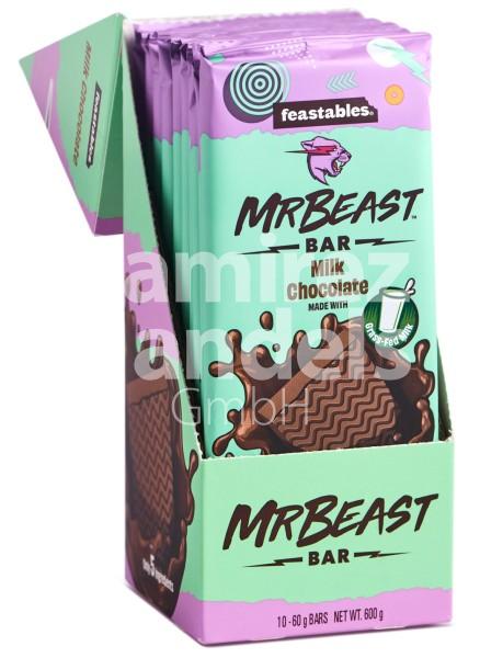 Chocolate Bar Mr. Beast MILK CHOCOLATE Display 10 pcs. 60 g each