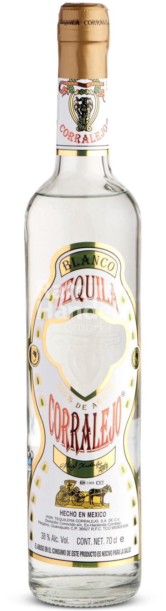 Tequila CORRALEJO BLANCO 100% Agave 38% vol. 700 ml | Mexhaus